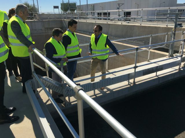 La depuradora de San Javier permite reutilizar el 100 por cien de aguas residuales en agua de calidad para riego - 1, Foto 1