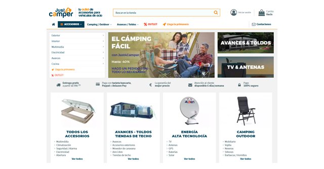 Accesorios para caravanas y autocaravanas - Just4Camper