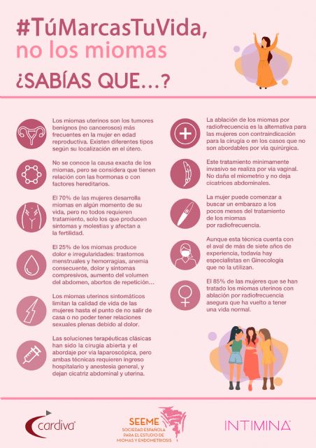 Cardiva, intimina y seeme lanzan la campaña ´tú marcas tu vida, no los miomas´ - 2, Foto 2