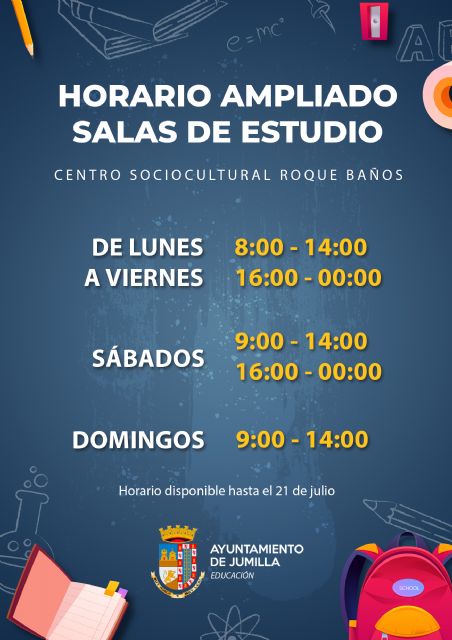 Educación amplía el horario de las salas de estudio de Roque Baños para la época de exámenes - 1, Foto 1