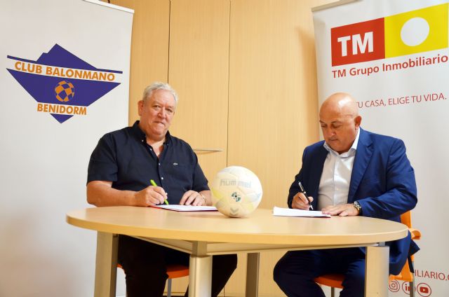 TM Grupo Inmobiliario, patrocinador principal del Balonmano Benidorm que cambia su denominación a TM Benidorm - 1, Foto 1