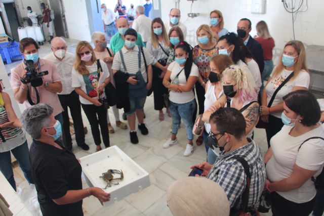 Alumnos del programa de hostelería de Cáritas en Cartagena visitan la Lonja y el Museo del Mar - 2, Foto 2