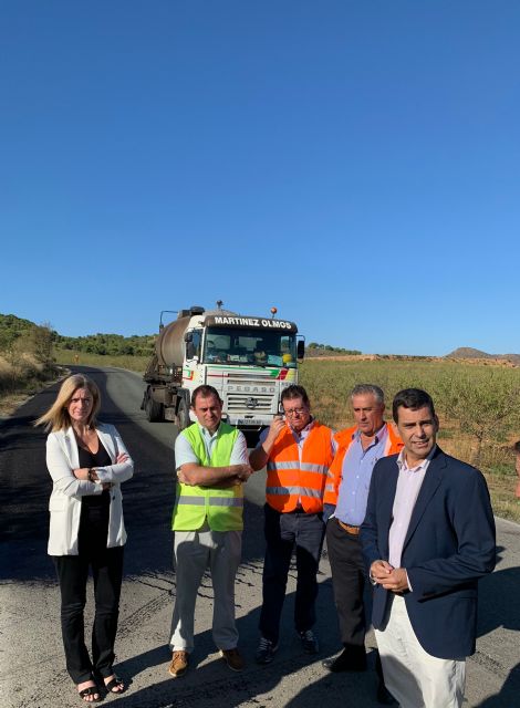 Fomento concluye el primer tramo de las obras de refuerzo de la seguridad de la carretera que une Barqueros con Fuente Librilla - 1, Foto 1