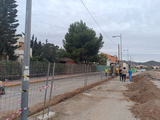 Comienzan las obras en la calle Sangonera la Seca de Puerto Lumbreras - 3, Foto 3