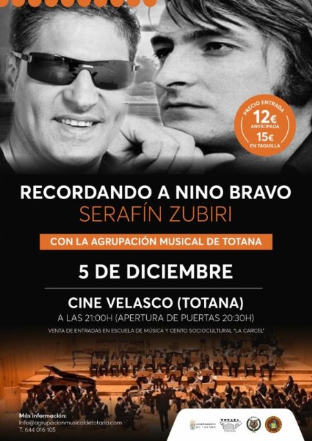 El artista Serafín Zubiri y la Banda de la Agrupación Musical protagonizan el espectáculo “Recordando a Nino Bravo” - 2, Foto 2