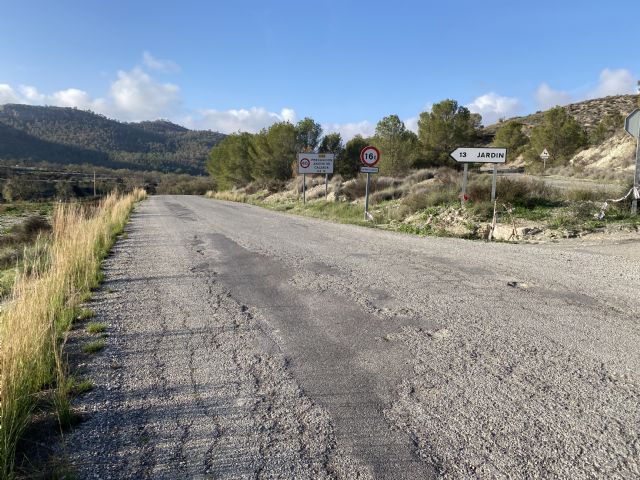 El  PSOE de Lorca exige a Fulgencio Gil que presione al Gobierno Regional y arregle la carretera de La Parroquia RM-C22 - 1, Foto 1