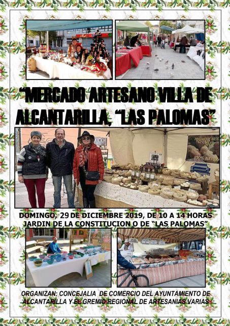 El mercado artesano de Alcantarilla se celebrará el domingo en la plaza de la Constitución - 3, Foto 3