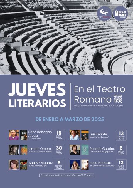 Poesía, relatos, novela histórica y novela social en los jueves literarios - 1, Foto 1