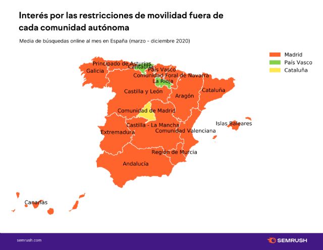 Los españoles, cada vez más interesados en las restricciones de movilidad dentro y fuera de sus comunidades autónomas - 2, Foto 2