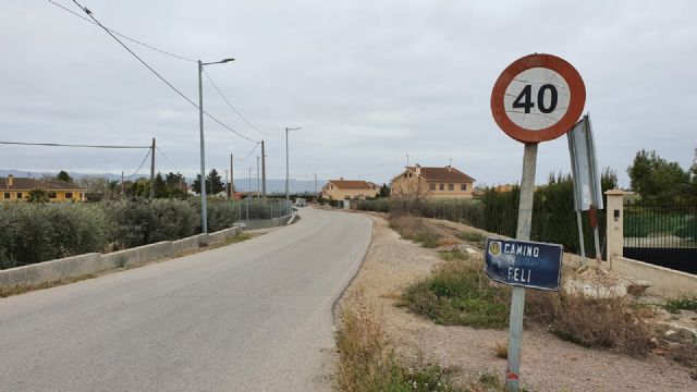 El Ayuntamiento de Lorca aprueba el expediente de contratación de las obras de instalación del sistema de alumbrado público en el Camino de Felí - 2, Foto 2