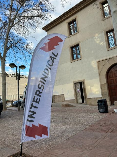 INTERSINDICAL convoca una nueva concentración frente al Palacio San Esteban de Murcia - 1, Foto 1