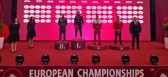 El estudiante de Ingeniería Mecánica de la UPCT, Sergio Riquelme, bronce en el campeonato europeo de lucha - 2, Foto 2