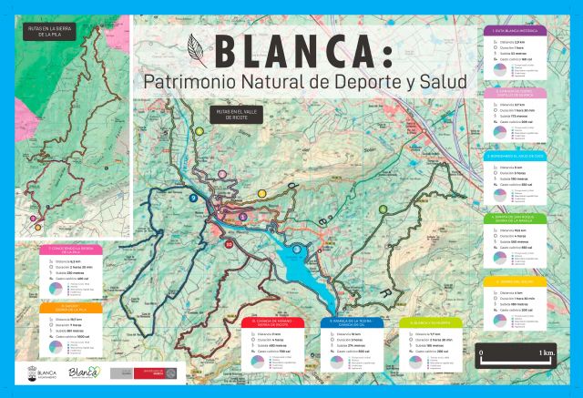 Presentadas las rutas de Blanca, Patrimonio Natural de Deporte y Salud - 1, Foto 1