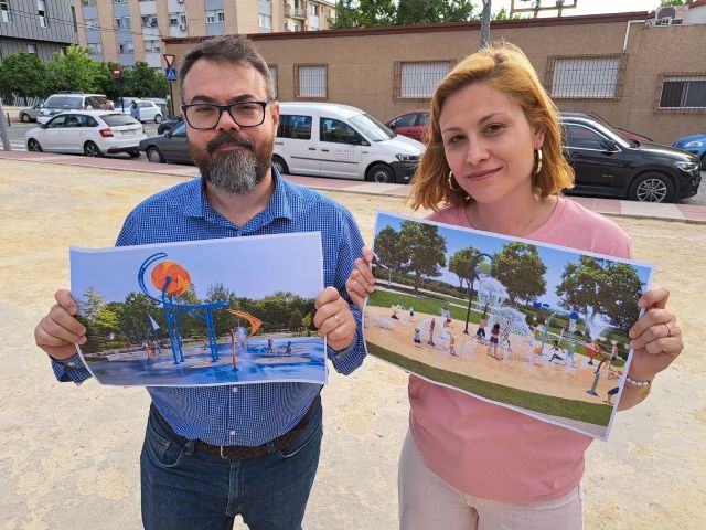 Podemos, IU-Verdes y Alianza Verde proponen crear parques de agua sostenibles en barrios y pedanías para combatir el calor - 1, Foto 1