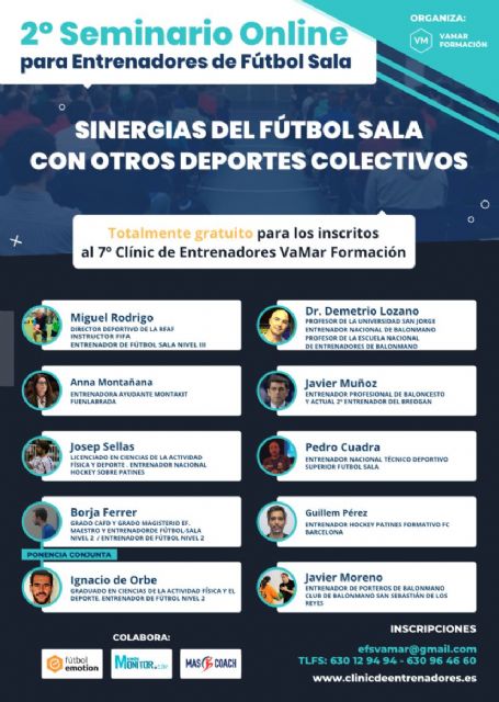 El 6 de Junio se celebra la 7ª Edición del Clínic de Entrenadores de Fútbol Sala. Versión Online - 2, Foto 2