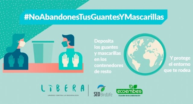 El Ayuntamiento se adhiere a la campaña #NoAbandonesTusGuantesYMascarillas, Foto 1