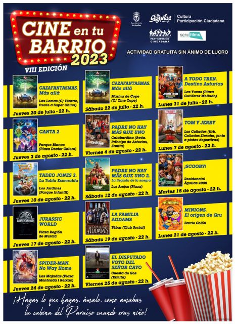 La Concejalía de Participación Ciudadana amplía la programación de Cine en tu barrio - 1, Foto 1