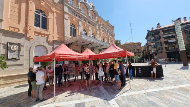 Los Alcázares presenta frente al Teatro Romea el cartel de la nueva edición de la Semana Internacional de la Huerta y el Mar - 3, Foto 3