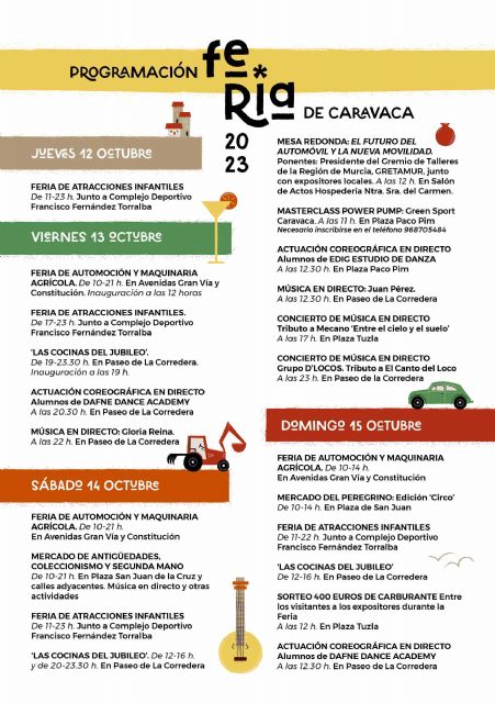 Gastronomía, música, artesanía, automoción y maquinaria agrícola, en la Feria de Caravaca 2023 - 2, Foto 2