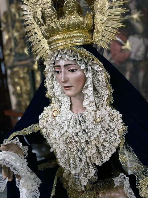 Alcalá del Río se viste de negro con la Virgen de la Esperanza por los santos difuntos - 1, Foto 1