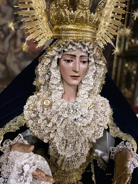 Alcalá del Río se viste de negro con la Virgen de la Esperanza por los santos difuntos - 2, Foto 2