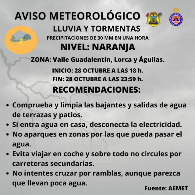 El alcalde moviliza a todos los servicios municipales ante la alerta por fuertes lluvias y solicita a los ciudadanos que extremen la precaución y eviten desplazamientos - 2, Foto 2