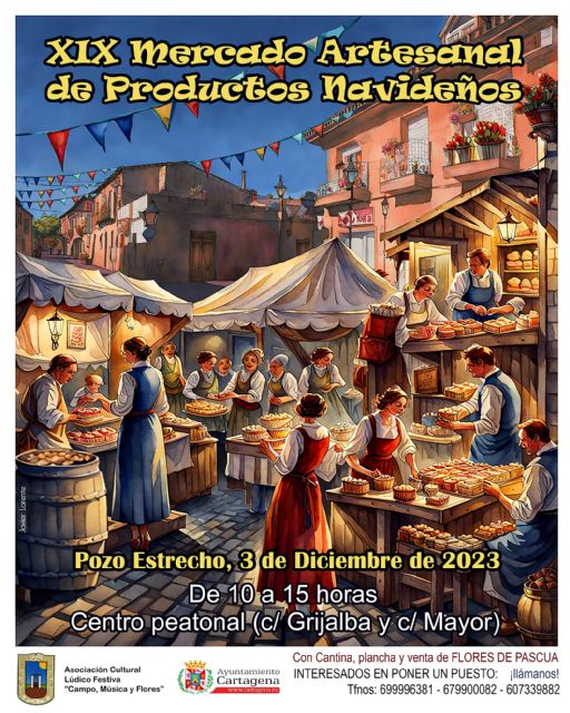 Pozo Estrecho celebra este domingo un mercadillo navideño solidario - 1, Foto 1