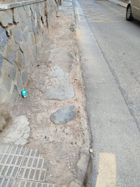 El Partido Cantonal reclama el arreglo integral de la calle Submarino y adyacentes del Barrio de Peral - 2, Foto 2