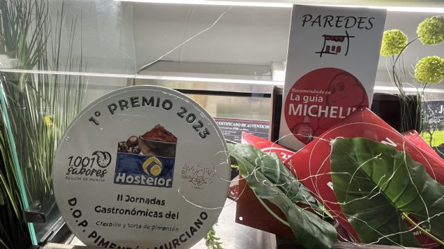 Restaurante Paredes dona su premio en las Jornadas Gastronómicas del Pimentón de Murcia en Lorca, a la investigación del cáncer infantil - 3, Foto 3