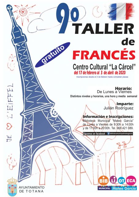 El 9° Taller de Conversación en Francés para niños y jóvenes se llevará a cabo del 17 de febrero al 3 de abril, Foto 1