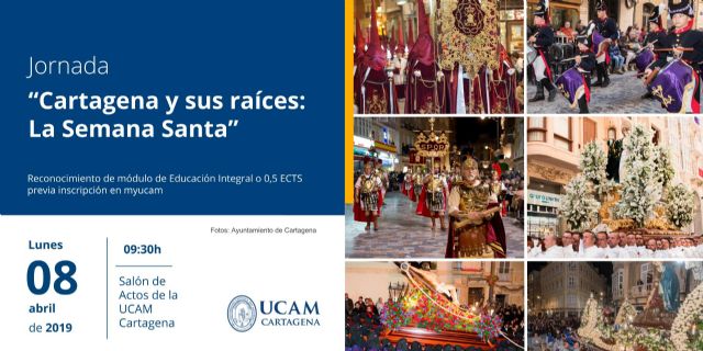 El Campus de Los Dolores organiza una jornada para difundir la Semana Santa de Cartagena entre alumnos de otras localidades - 1, Foto 1