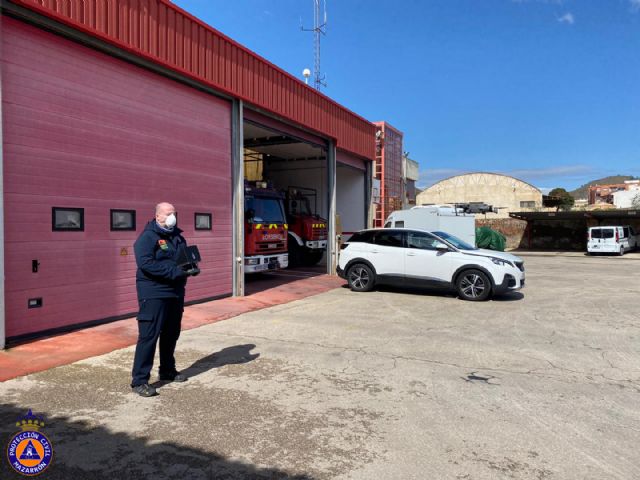 Protección Civil de Mazarrón prueba con éxito un sistema para tomar la temperatura corporal utilizando un dron - 2, Foto 2