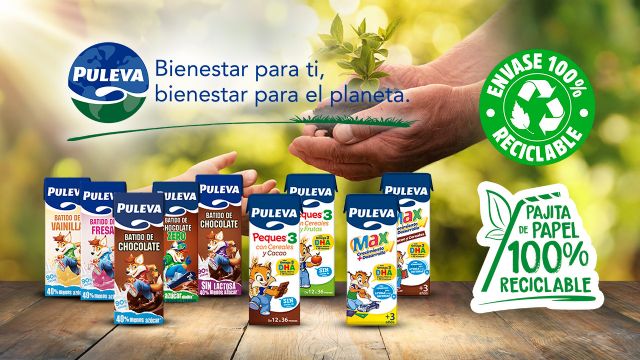 Puleva sustituye 180 millones de pajitas de plástico por pajitas de papel reciclable en toda su gama de 200 ml - 1, Foto 1