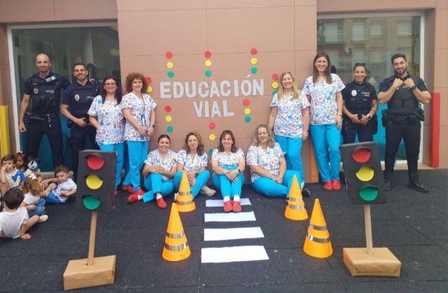 Policía Local desarrolla una jornada de educación vial con los peques del CAI Teresa Rabal - 1, Foto 1