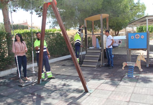 El Ayuntamiento de Puerto Lumbreras realiza mejoras en el parque público de Góñar - 1, Foto 1