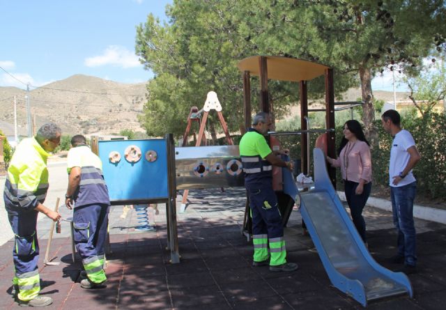 El Ayuntamiento de Puerto Lumbreras realiza mejoras en el parque público de Góñar - 2, Foto 2