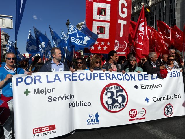 Pedimos a Ayuso la vuelta a la jornada de 35 horas semanales para los empleados públicos de la Comunidad de Madrid - 1, Foto 1