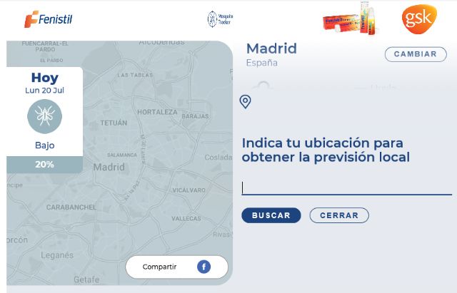 Fenistil lanza ‘Mosquito tracker’, una herramienta web para conocer la incidencia de mosquitos en cualquier zona del mundo - 2, Foto 2