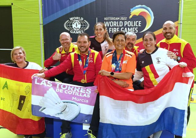 El jugador de bádminton torreño Antonio Brao se cuelga el oro en las Olimpiadas de Policías y Bomberos de Holanda - 3, Foto 3