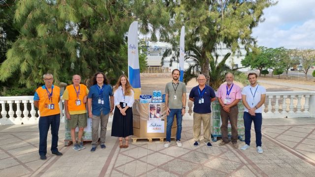 Sabic hace entrega al banco de alimentos de lo recogido para la campaña píntale un bigote de leche - 1, Foto 1