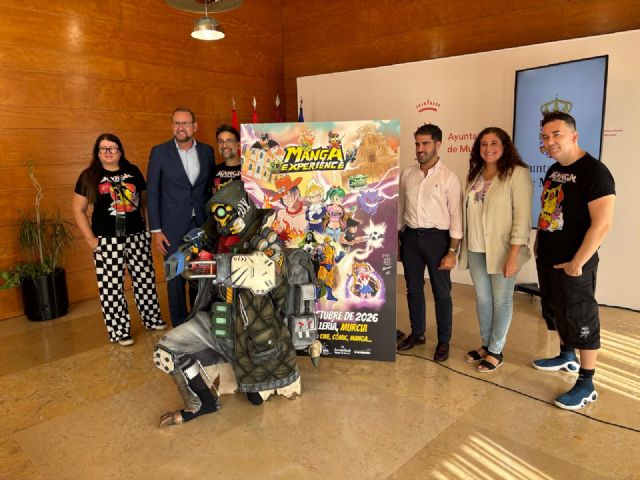 El cartel de la nueva edición de Murcia Manga Experience une los grandes iconos de la cultura pop con el patrimonio de la ciudad El cartel de la nueva edición de Murcia Manga Experience une los grandes iconos de la cultura pop con el patrimonio de la ciudad