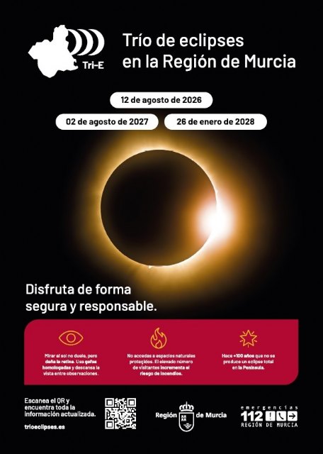 Cieza se suma a la difusión de la campaña informativa sobre el 'Trío de Eclipses' en la Región de Murcia Cieza se suma a la difusión de la campaña informativa sobre el 'Trío de Eclipses' en la Región de Murcia