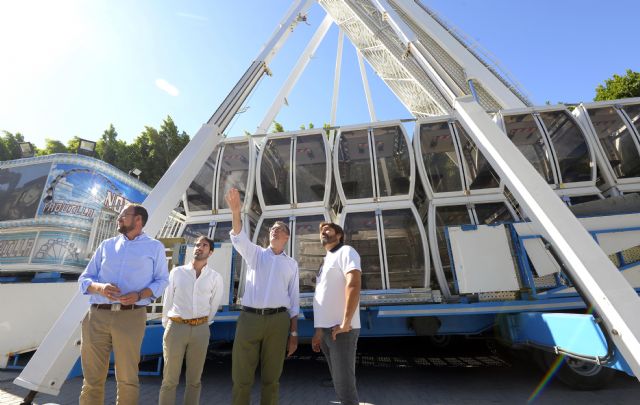 Un espectáculo de luces, música y fuegos artificiales amenizará la inauguración de la gran noria panorámica - 1, Foto 1