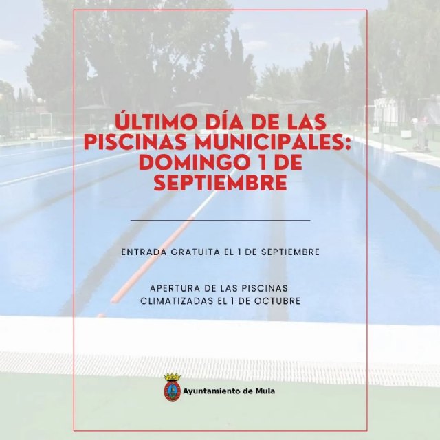 Las piscinas municipales de Mula cierran la temporada de verano con entrada gratuita - 1, Foto 1