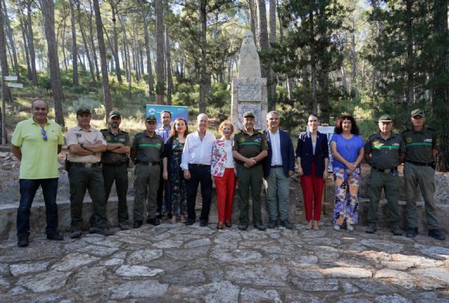 Restauran el busto de Ricardo Codorníu del Parque Regional de Sierra Espuña con motivo del centenario de su fallecimiento - 1, Foto 1