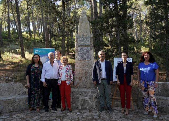 Restauran el busto de Ricardo Codorníu del Parque Regional de Sierra Espuña con motivo del centenario de su fallecimiento - 2, Foto 2