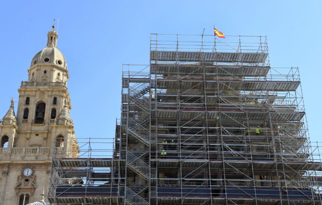 Orthem finaliza el andamio para la restauración de la fachada de la Catedral de Murcia - 3, Foto 3