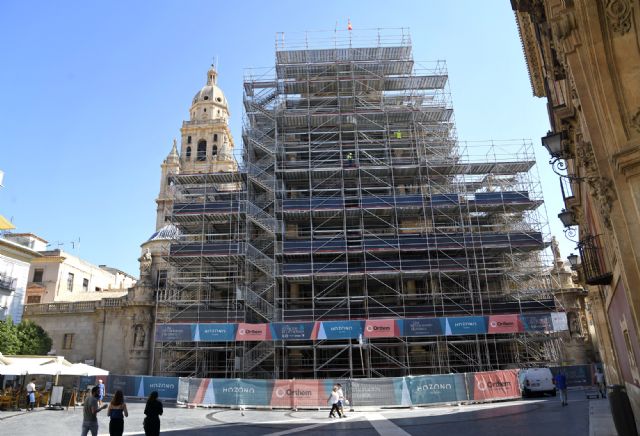 Orthem finaliza el andamio para la restauración de la fachada de la Catedral de Murcia - 4, Foto 4