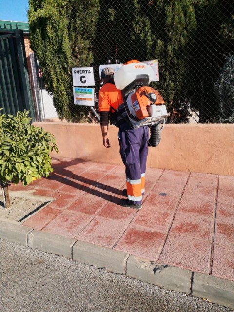 Continúan las labores de desinfección en Mula y pedanías - 1, Foto 1