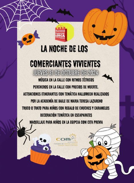 Los comerciantes del casco histórico de Lorca celebrarán la noche de Halloween con un variado programa de actividades - 1, Foto 1